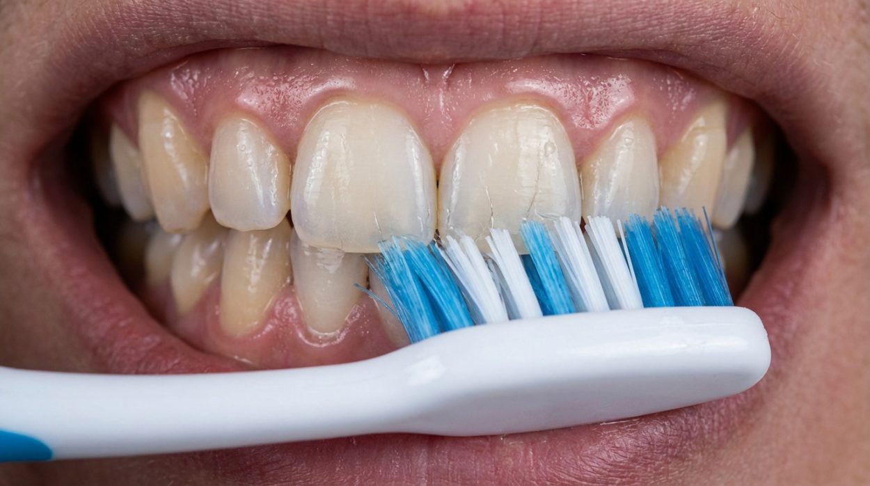 Распространенная ошибка: горизонтальные движения щеткой, стирающие эмаль