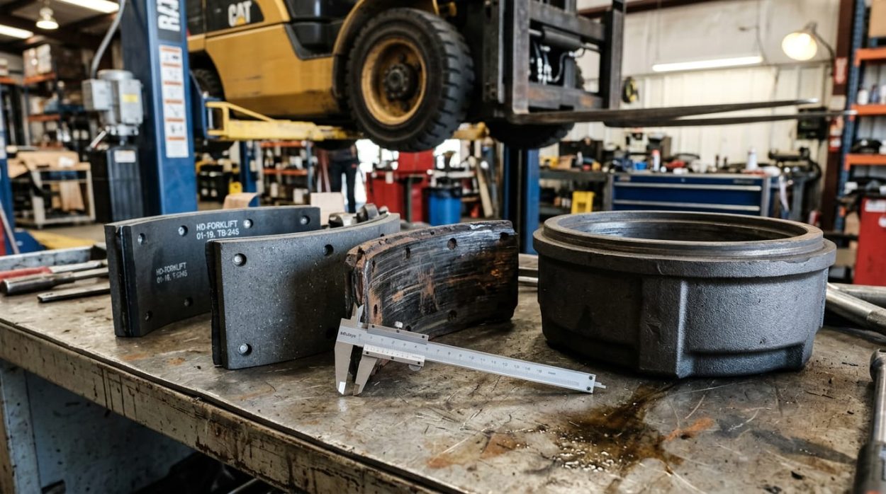 Тормозные колодки и диски для складской техники