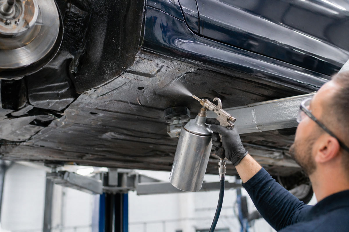 профессиональная антикоррозийная обработка днища BMW в сервисе