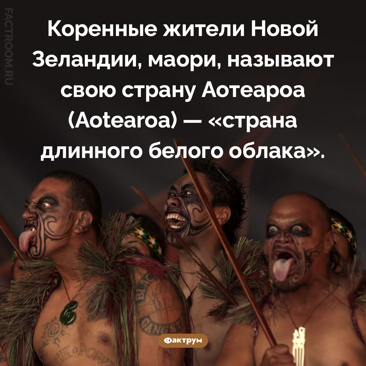 Страна длинного белого облака. Коренные жители Новой Зеландии, маори, называют свою страну Аотеароа (Aotearoa) — «страна длинного белого облака».